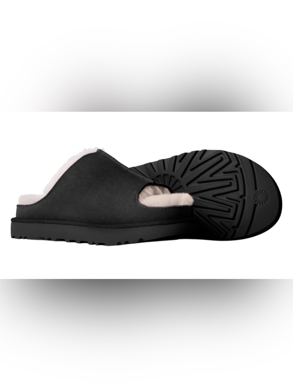 NWOB UGG WOMEN’S GREENPORT SLIDE BLACK SIZE 9